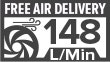 Air Compressor FAD: 148L/Min