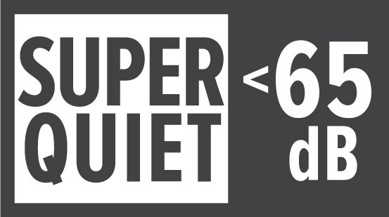 Noise Rating: Super Quiet <65dB