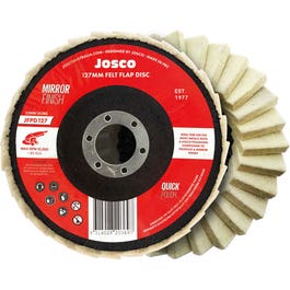 Josco 127mm Felt Polishing Flap Disc