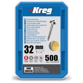 KREG Decking Screws Coarse Protec-Cote 50mm - 500 Piece KR-SMLC125-500