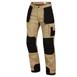 HARD YAKKA Pants Extreme Khaki/Black Size 102R Y02210KHB102R