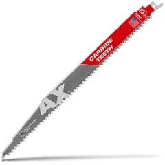 MILWAUKEE 300mm 5TPI TCT Reciprocating Saw Blade for Wood/Nail Demolition - THE AX