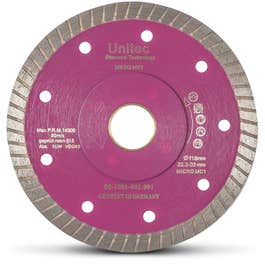 UNITEC 115mm Diamond Blade Turbo for Ceramic Cutting - LAZERCUT