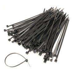 DETROIT 4.8x200mm 100 Pack Black Cable Ties DRCT20048MM