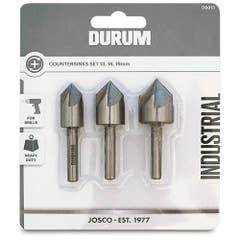 DURUM 12-19mm Countersink Set - 3 Piece