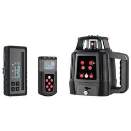 GENERAL Titanium Red Rotary Laser Level with Remote 88140