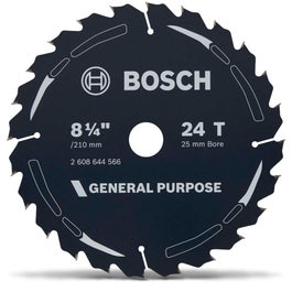 BOSCH 210mm 24T TCT Circular Saw Blade for Wood Cutting - GENERAL PURPOSE