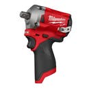MILWAUKEE 12V FUEL™ 1/2" Stubby Impact Wrench with Pin Detent Skin M12FIWP120