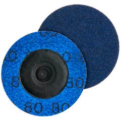 NORTON 50mm 80-Grit Zirconia Quick-Change Sanding Disc - SPEEDLOK - 5 Piece