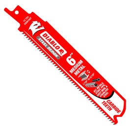 DIABLO 150mm 10TPI TCT Reciprocating Saw Blade for Metal Cutting - STEEL DEMON