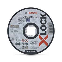 BOSCH X-LOCK 125 x 1.0mm Steel & Stainless Cut Off Disc - EXPERT for INOX+METAL