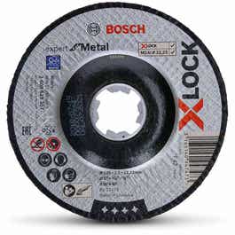 BOSCH X-LOCK 125 x 2.5mm Depressed Centre Metal Cut Off Disc - EXPERT for METAL