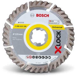 BOSCH X-LOCK™ 125mm Segmented Diamond Blade for General Purpose Cutting 2608615166