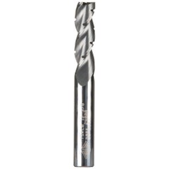 CARBITOOL 1/2inch TC Straight Up- Cut Chipbreaker Spiral Router Bit for Wood - 1/2inch Shank TXSLCB 16 1/2