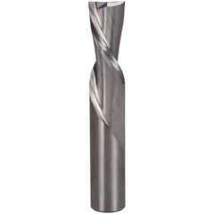 CARBITOOL 5/32inch TC-TiN Straight Down-Cut Finishing Spiral Router Bit for Wood - 1/4inch Shank TTSLW 5