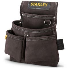 STANLEY Tool Leather Double Nail Pocket Pouch STST1-80116