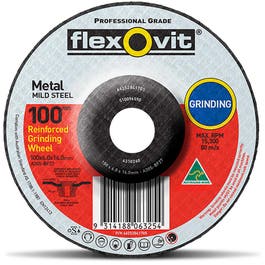 FLEXOVIT 100 x 6.0mm Metal Grinding Disc