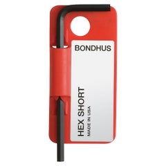 BONDHUS .028inch Hex End L-Wrench Short Tag-Bar BD15800