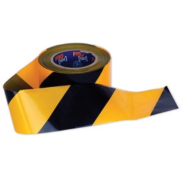 PROCHOICE 100m Yellow & Black Stripes Tape Barrier