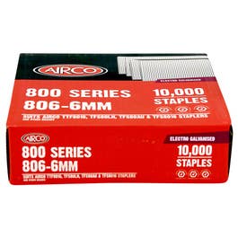 AIRCO 800 Series Staples - 6 x 13mm SF80060