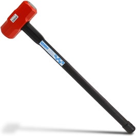 SANDO 750mm 8lb Steel Sledge Hammer with Rubber Sleeve Handle SDSLDG830