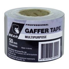 BEAR 50mmx10m Silver Multi-Purpose Gaffer Tape 66623336623