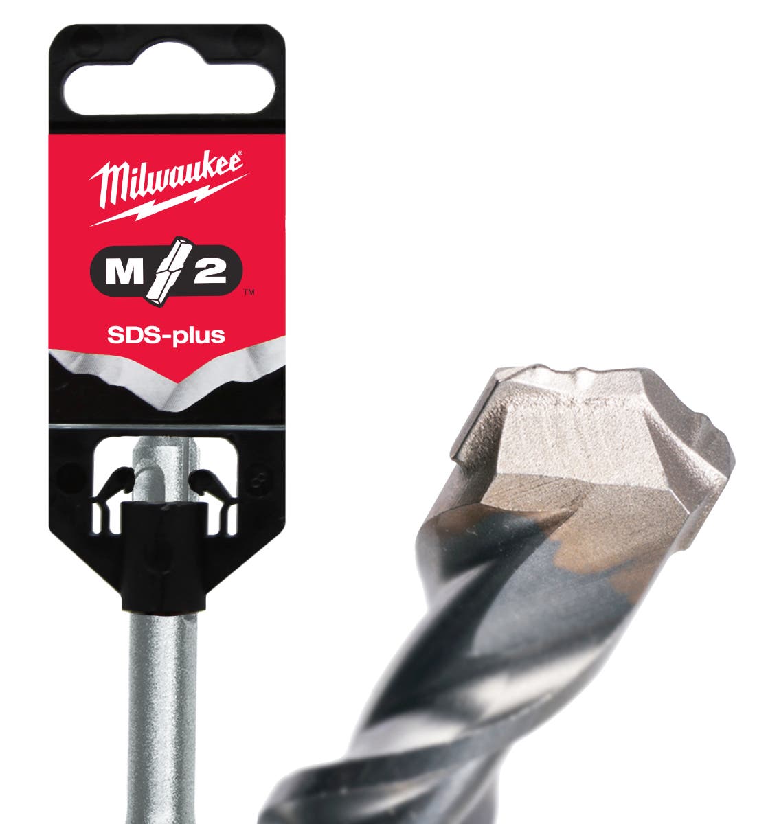 MILWAUKEE 20 x 210mm SDS+ TCT Hammer Drill Bit 2-Cutter M2 4932344305