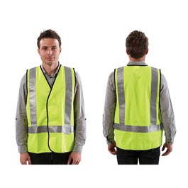 WORKIT Yellow Day / Night Use with H Back pattern Reflective Tape VDNYX-3XL