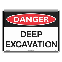 WILCOX SAFETY Metal Danger Deep Excavation 600mm x 450mm